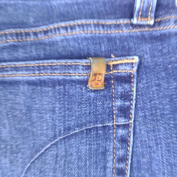 Joe's Jeans Womens Size 27 Blue Cuffed Cropped‎ Cotton Blend Stretch Low Rise - Picture 10 of 15